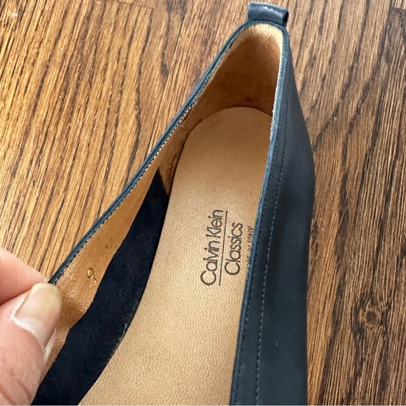 Vintage Calvin Klein Classics Cap Toe Ballet Flats Made in Spain Chanel Style - Picture 15 of 15